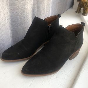 Franco Sarto Suede Ankle Boots